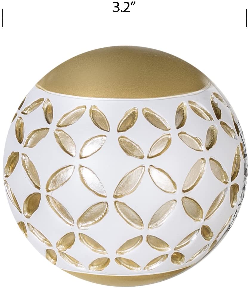 Diamond Lattice Decorative Orbs para tigelas e vasos