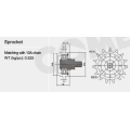 673329.1 sprocket for combine harvester parts