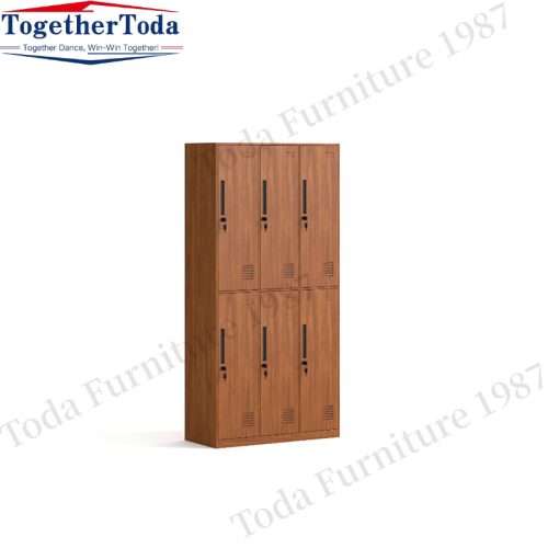 Six-door lockers Gym school Office filing cabinets