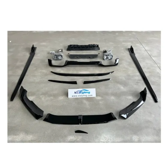 High Quality Black Knight Warrior Kits for BMW X4 G02 LCI: Car Accessories Front Lip Side Skirt Rear Diffuser