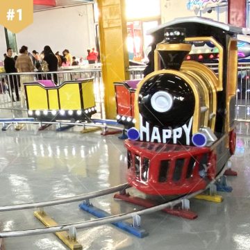 High-Quality Indoor Children's Mini Track Train Set for Playgrounds and Malls
