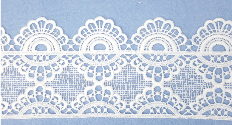 Embroidery lace trimming