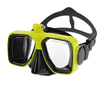 Custom Adult Diving Mask with GoPro Bracket - Anti-Fog Snorkeling Gear