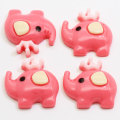 Cartoon Mini Elephant Shaped Resin Cabochon Flatback Beads 100pcs/bag For Toy Decor Kids Handmade Craft Decorative Charms