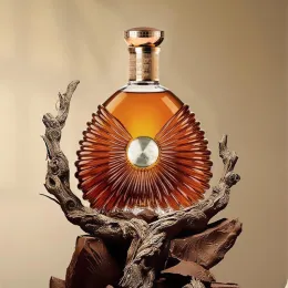 High end clear cognac brandy bottle for sale
