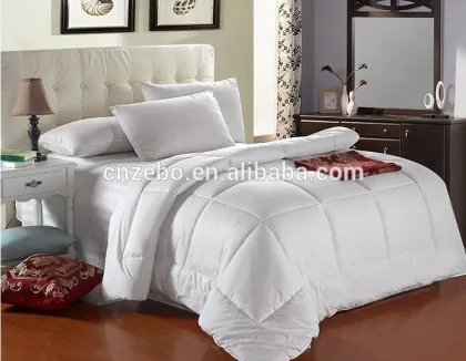 Polyester Fiber Filling 360gsm Cheap White Hotel Four Seasons Comforters