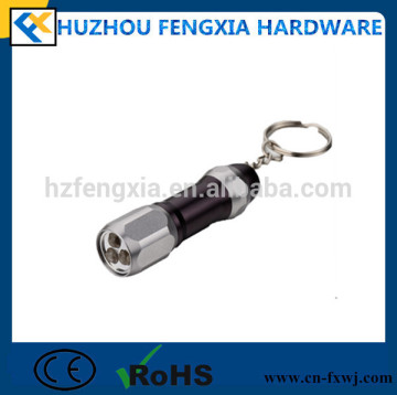 3 LED Mini Aluminium LED Keychain Light