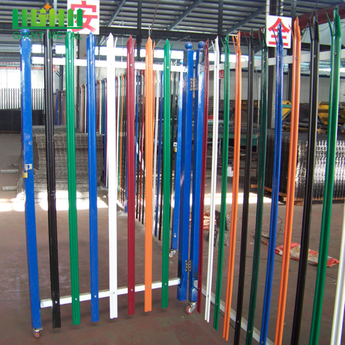 Kilang Pelbagai Warna Powder Coated Steel Palisade Pagar