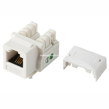 Cat. 3 Telephone Rj11 Keystone Jack (GL-1120)