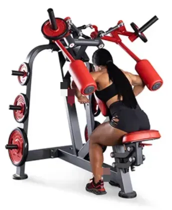 Gym fitness BACK DELTOIDS MACHINE