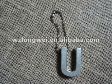 cute letter shape keychain/s letter keychain/cute keychain