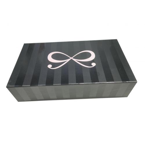 Black UV Spot paper foldable box