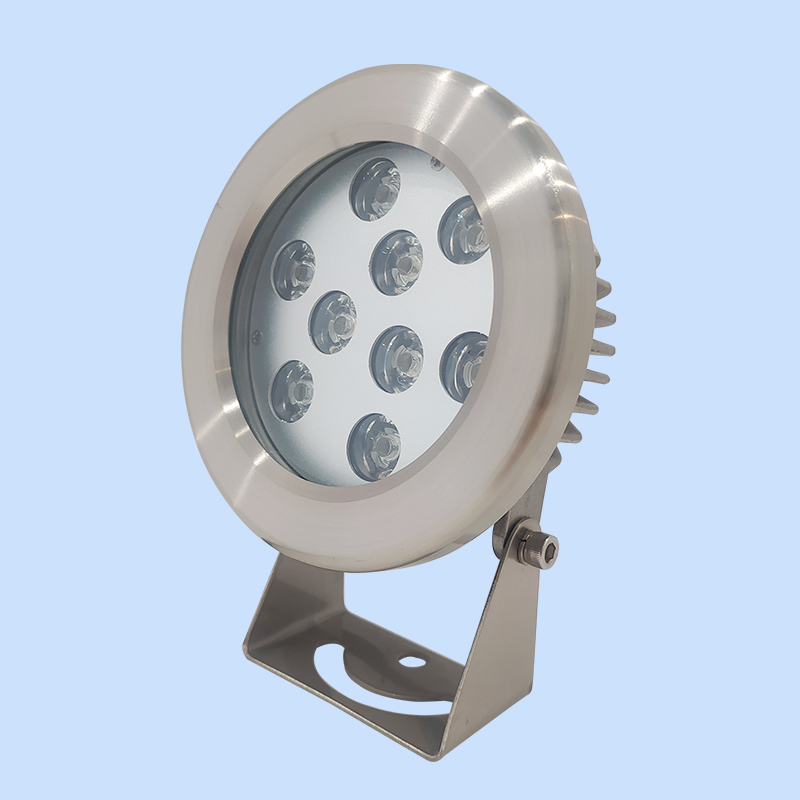 304SS 9watt 136 * 180mm IP68 Switter Spot Light