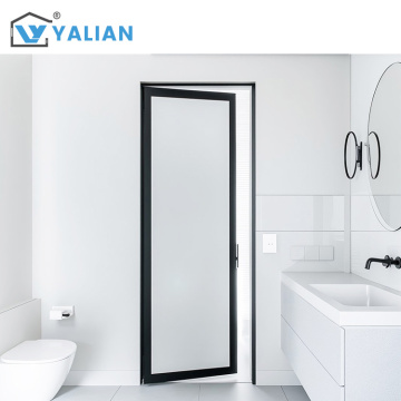 Custom Aluminum Casement Door Single Panel Tempered Glass