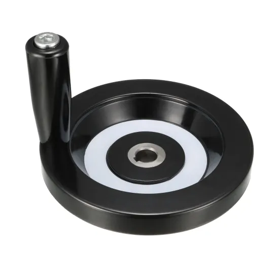 uxcell 1pcs Spoked Hand Wheel 80mm 120mm 160mm 200mm Diameter Handwheel for Milling Machine w Revolving Handle Wheel