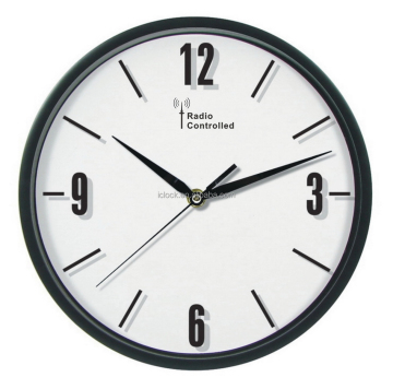 Long-Service Automatic Calibration Round Radio Controlled Wall Clock