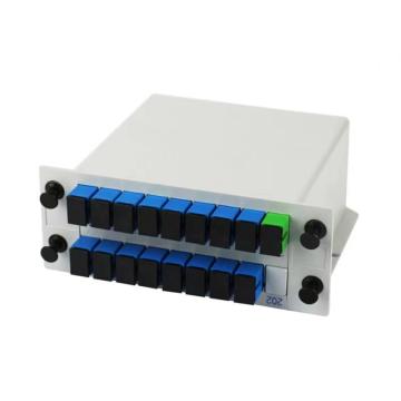 Fiber Optic Plc Splitter Insert Type 1/8 1/16 with scupc scapc Adapter LGX Splitter Cassette Type