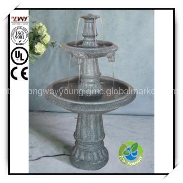 42.5 Inches Fiberglass 2 Tier Garden Fountain