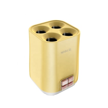 Electric Snack Egg Roll Maker Machine with 4 Holes and Switch Control