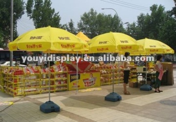 outdoor beer promotion umbrella