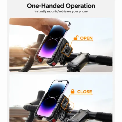JOYROOM Bike Phone Mount: Adjustable Bicycle Mobile Phone Holder
