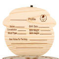 Wood Baby Storage Milk Tooth Box Organizer