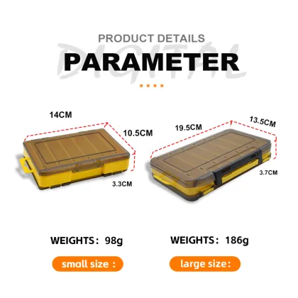 Wholesale Large ABS 185g Double Side Open Drainable Luya Bait Box - THORFORCE OEM/ODM