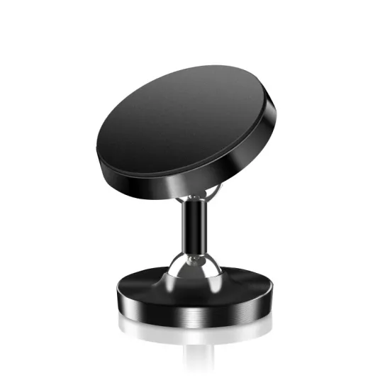 2024 Alloy Magnetic Phone Holder: 360 Degree Rotating Car Stand