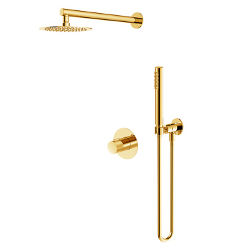 Handheld Gold Shower Faucets With Temperature Control