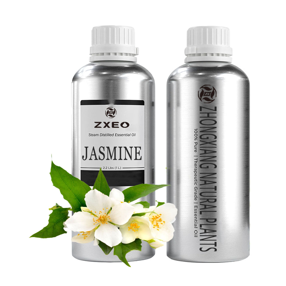 Fornecer óleo essencial de jasmim orgânico 100% puro para aromaterapia do difusor