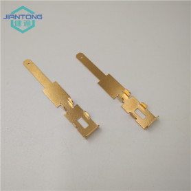 EDM wire cutting for electric brass terminal