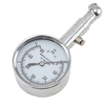 Mini Portable Metal Body Tire Air Pressure Gauge