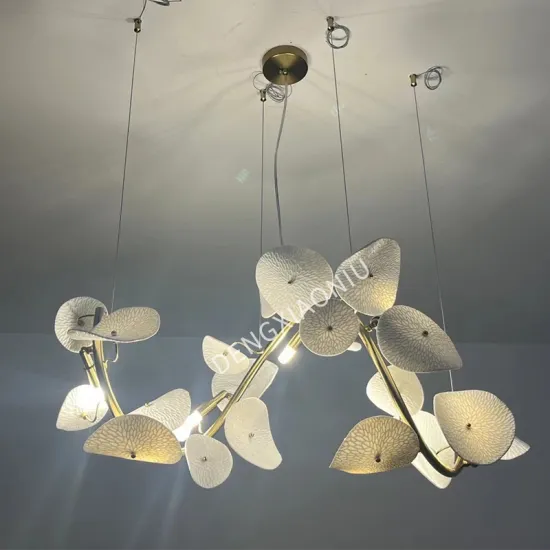 Customized Modern Ceramic Flower Chandelier for Villa Staircase