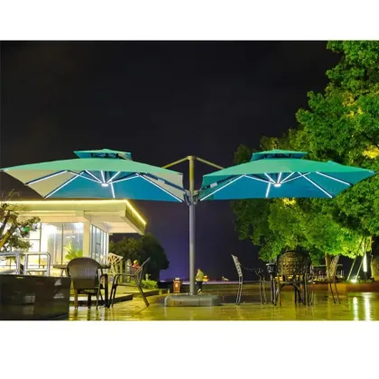 Double headed Roman umbrella