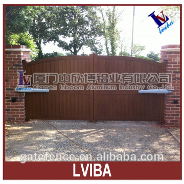 aluminum driveway gate & double swing aluminum gates and aluminum gates