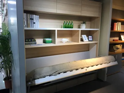 Murphy bed with desk and bookshelf