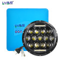 Angel Eyes 7 Inch Round Led Motorcycle Headlights
