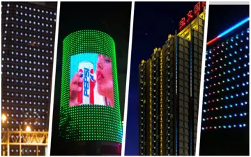 LED point light source for office building decoration