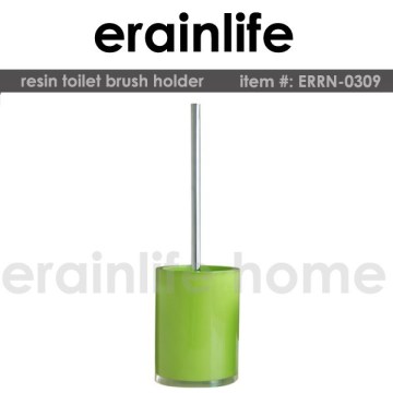 green resin toilet brush holder
