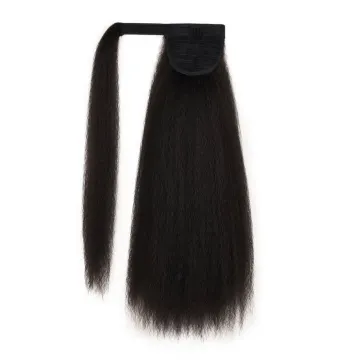MYZYR 22INCH long clip in p onytail hair extension wrap around p onytail synthetic p ony tail hairpiece for women