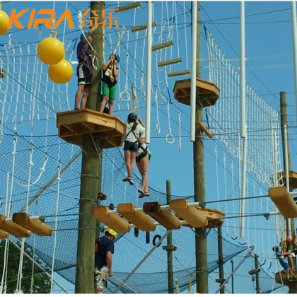 Team Building Climbing Adventure: Ropes Course Equipment