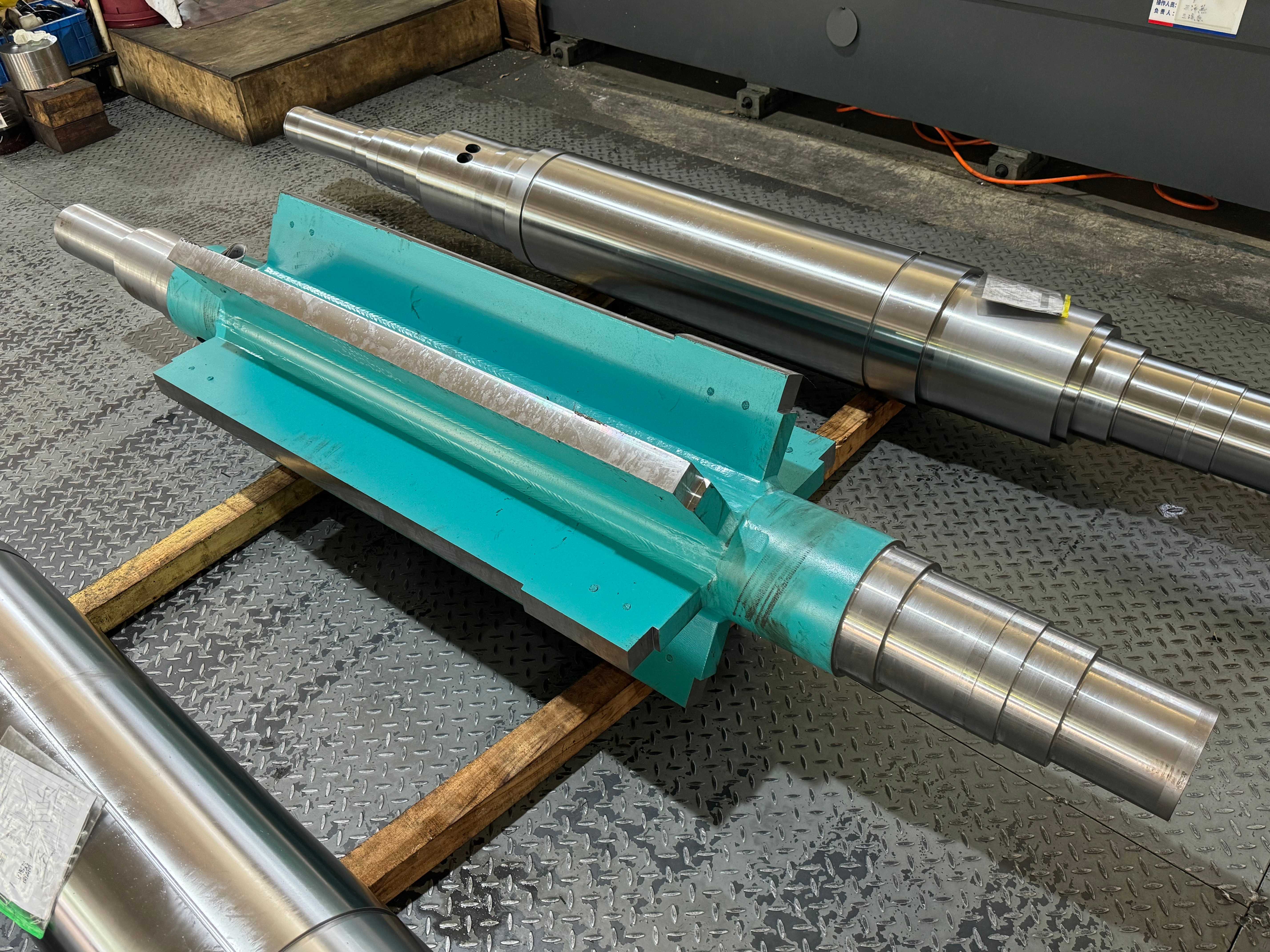 generator shaft wire ribs