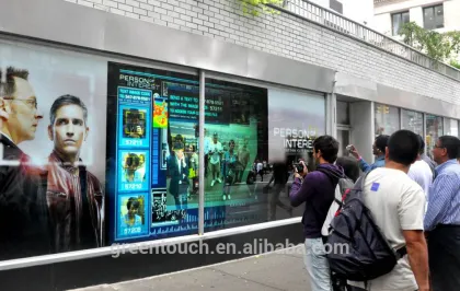 GreenTouch holographic rear projection film,3D transparent holographic projector projection film