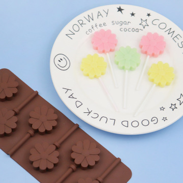 Sunflower Design Silicone Candy Mold for Gummies, Chocolates, and Lollipops