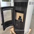 NB-PR 9KW Eco-Friendly Round Freestanding Stove: Modern Style Indoor Fireplace with Wi-Fi Remote Control and Biomass Wood Pellet