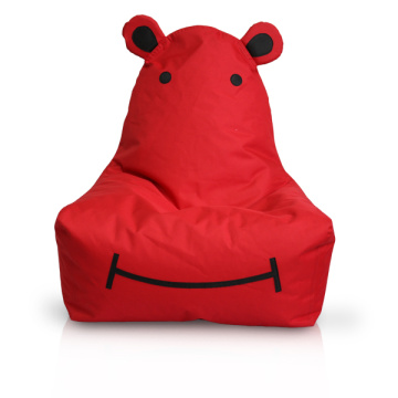 600D rote Hippo Bean Bag für Kinder