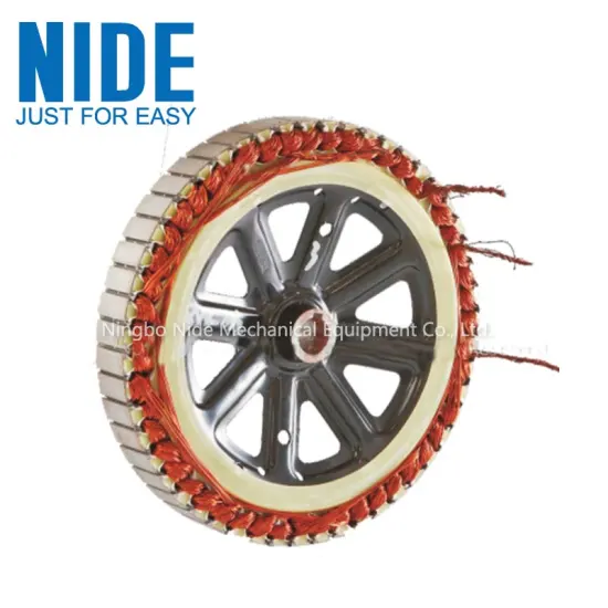New energy vehicles wheel motor stator winding machine