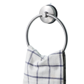 Suporte de anel de toalha de banho de aço inoxidável com suporte de parede