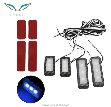 4Pcs/set LED Ambient Car Interior Door Handle Lights