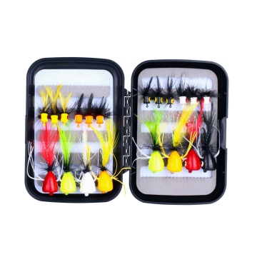 20pcs/Box Topwater Floating Lures for Trout, Salmon, Bass Fishing